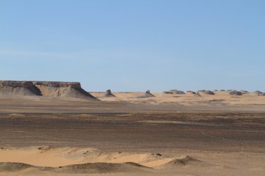 Mısır Sahrası 'ndaki Farafra' daki Beyaz Çöl.