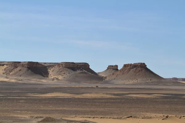 O deserto branco em Farafra, no Saara do Egito — Fotografia de Stock