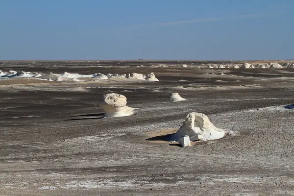 The White Desert at Farafra in the Sahara of Egypt — Stock Photo, Image