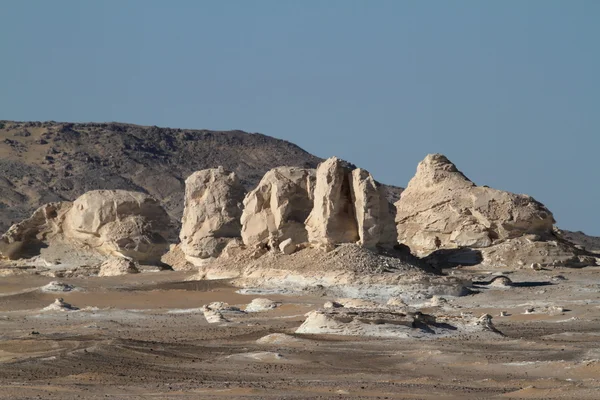 De Witte Woestijn bij Farafra in de Sahara van Egypte — Stockfoto