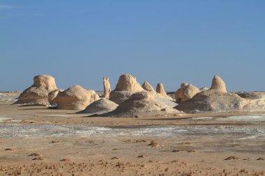 Mısır Sahrası 'ndaki Farafra' daki Beyaz Çöl.