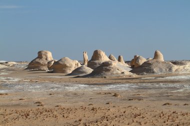Mısır Sahrası 'ndaki Farafra' daki Beyaz Çöl.