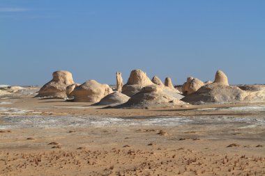 Mısır Sahrası 'ndaki Farafra' daki Beyaz Çöl.