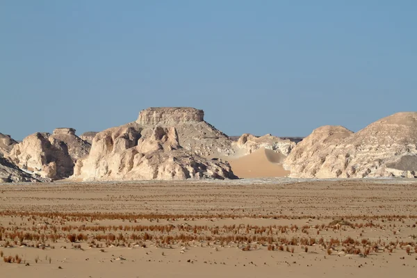 埃及撒哈拉沙漠中的法拉夫白沙 — 图库照片