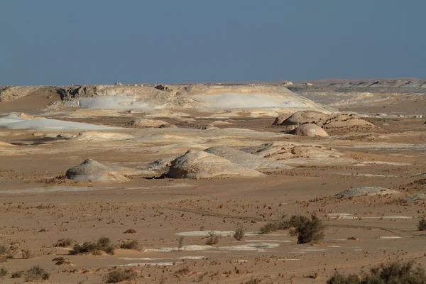 O deserto branco em Farafra, no Saara do Egito — Fotografia de Stock