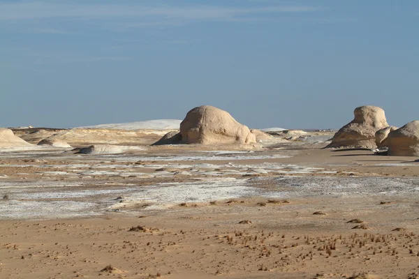 O deserto branco em Farafra, no Saara do Egito — Fotografia de Stock