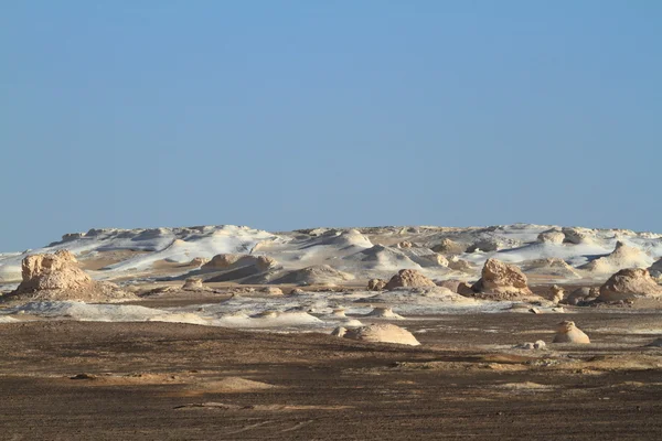 De Witte Woestijn bij Farafra in de Sahara van Egypte — Stockfoto