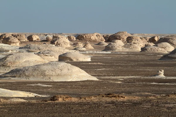 De Witte Woestijn bij Farafra in de Sahara van Egypte — Stockfoto