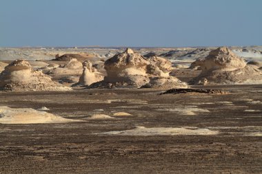 Mısır Sahrası 'ndaki Farafra' daki Beyaz Çöl.