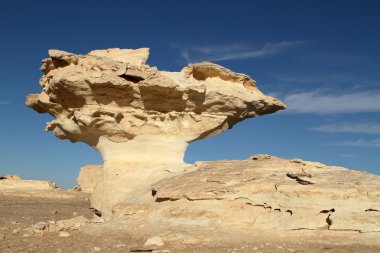 Mısır Sahrası 'ndaki Farafra' daki Beyaz Çöl.