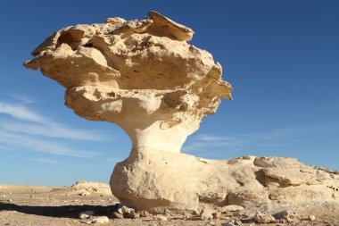 Mısır Sahrası 'ndaki Farafra' daki Beyaz Çöl.