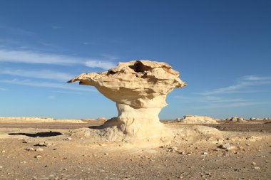 Mısır Sahrası 'ndaki Farafra' daki Beyaz Çöl.