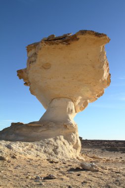 Mısır Sahrası 'ndaki Farafra' daki Beyaz Çöl.