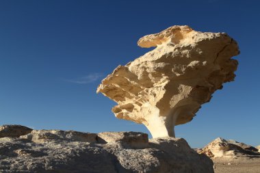 Mısır Sahrası 'ndaki Farafra' daki Beyaz Çöl.