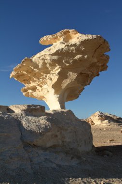 Mısır Sahrası 'ndaki Farafra' daki Beyaz Çöl.
