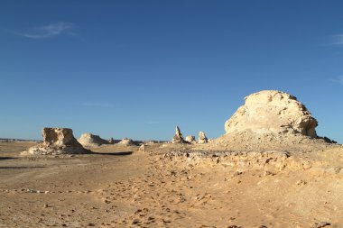 Mısır Sahrası 'ndaki Farafra' daki Beyaz Çöl.
