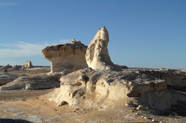 Mısır Sahrası 'ndaki Farafra' daki Beyaz Çöl.