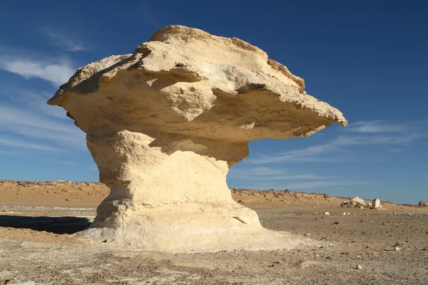 O deserto branco em Farafra, no Saara do Egito — Fotografia de Stock