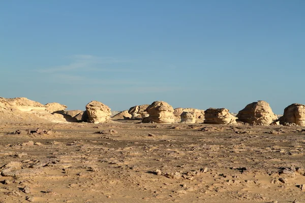 Den Hvide Ørken på Farafra i Sahara i Egypten - Stock-foto