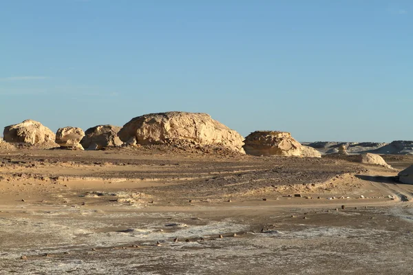 Le désert blanc de Farafra au Sahara égyptien — Photo