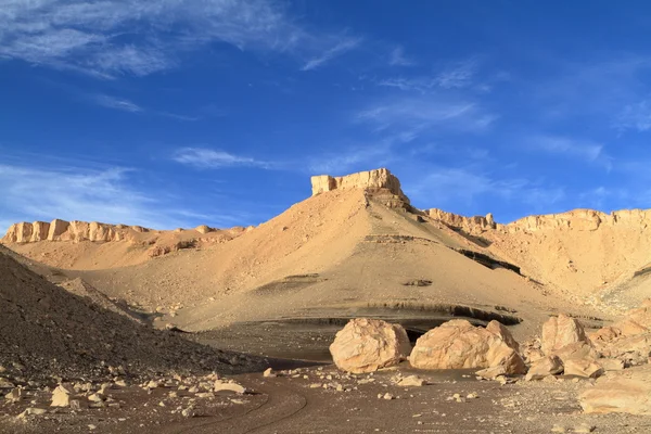 De Witte Woestijn bij Farafra in de Sahara van Egypte — Stockfoto