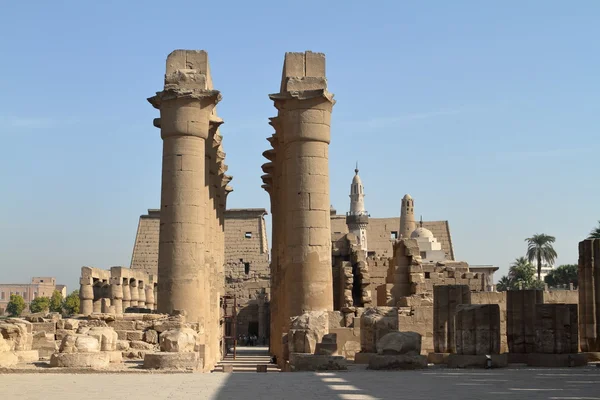 O templo de luxor no Egito — Fotografia de Stock