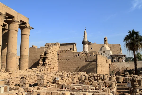 Храм Луксора в Египте — стоковое фото