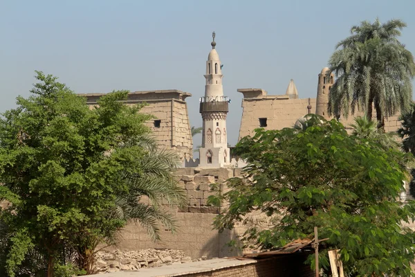 Luxor-moskeen i Egypt – stockfoto