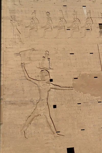 Hieroglyfer och templet bilder i Egypten — Stockfoto