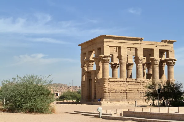De tempel van Trajanus van Philae in Egypte — Stockfoto