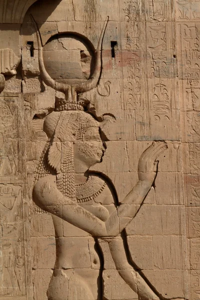 Hiéroglyphes et images de temple en Egypte — Photo