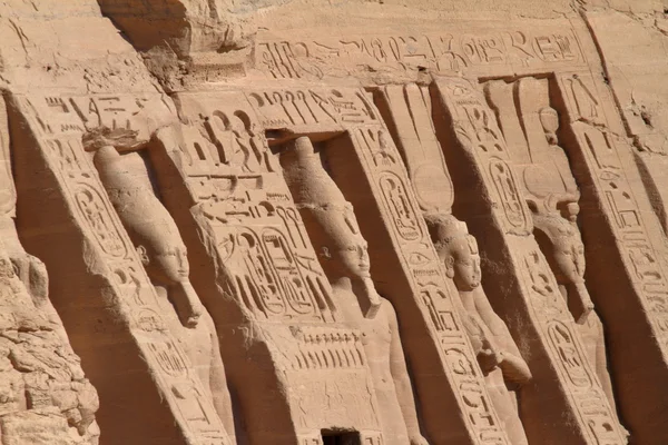 Os templos de Abu Simbel no Egito — Fotografia de Stock