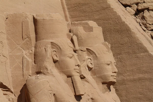 Os templos de Abu Simbel no Egito — Fotografia de Stock