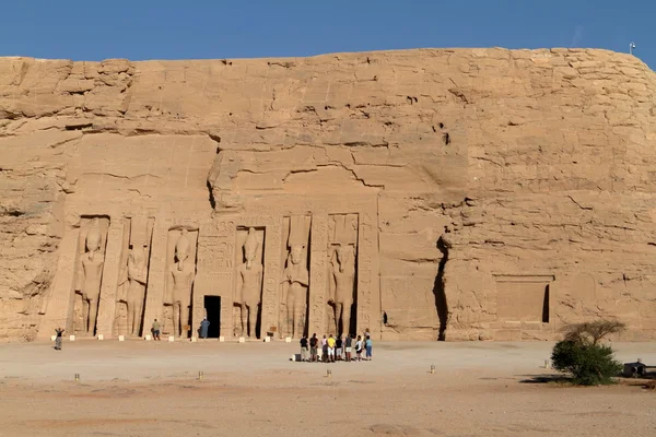 在埃及阿布辛拜勒神庙的寺庙 — 图库照片