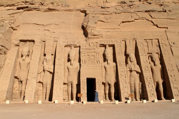 Os templos de Abu Simbel no Egito — Fotografia de Stock