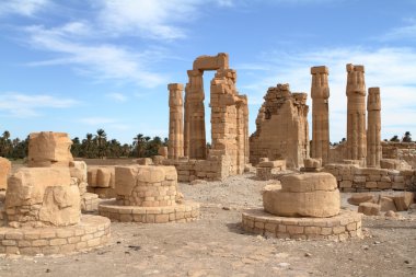 Sudan Soleb, tapınağın kalıntıları