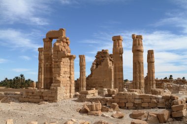 Sudan Soleb, tapınağın kalıntıları