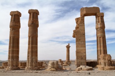 Sudan Soleb, tapınağın kalıntıları