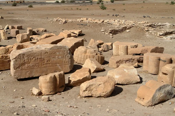 Die Tempelruinen von Soleb in Sudan — Stockfoto