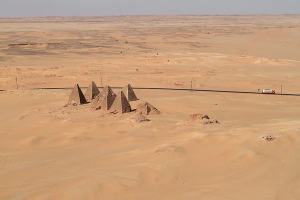 De piramides van Jebel Barkal in Soedan — Stockfoto