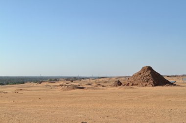 Jebel Barkal Sudan'daki piramitleri