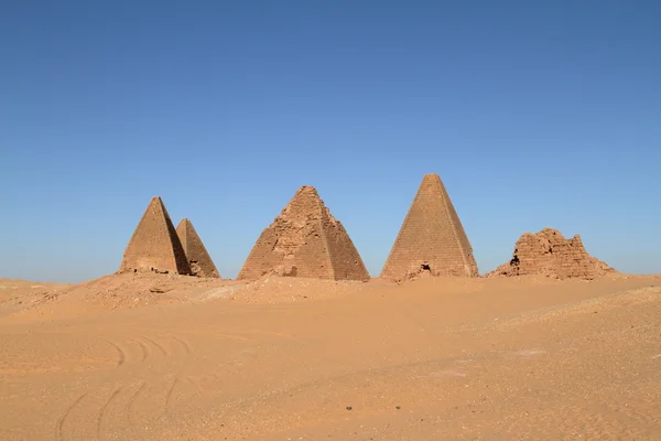 Les pyramides de Jebel Barkal au Soudan — Photo