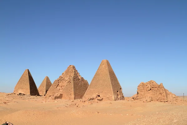De piramides van Jebel Barkal in Soedan — Stockfoto