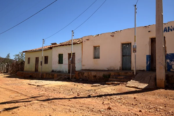 Magányos falusi Queixo Dantas Caatinga Brazíliában — Stock Fotó