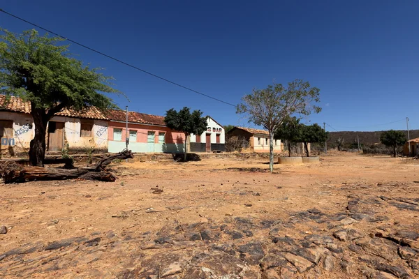 Osamělé vesnice Queixo Dantas v Brazílii Caatinga — Stock fotografie