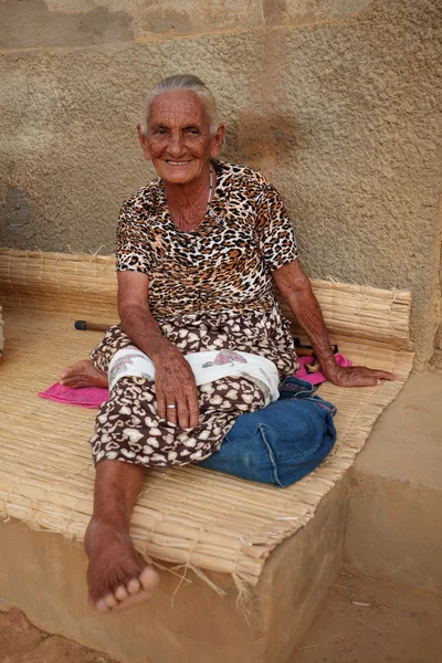 Vecchia donna dal Brasile — Foto Stock