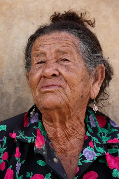 Gammal kvinna från Brasilien — Stockfoto