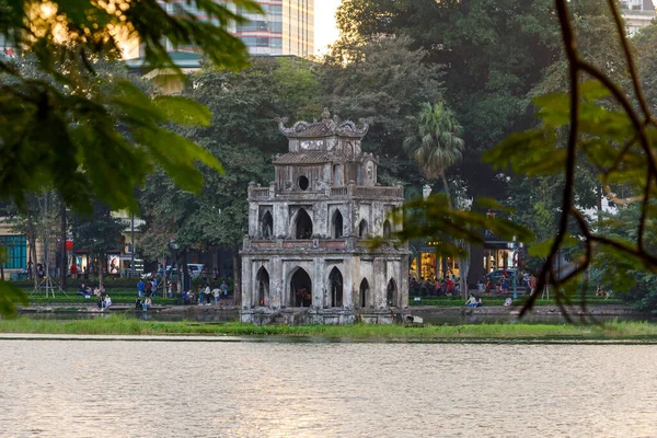 Hoan Kiem Temploma Hanoiban Vietnámban — Stock Fotó