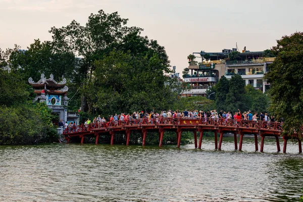 Hoan Kiem Ngoc Fiú Temploma Hanoiban Vietnámban — Stock Fotó