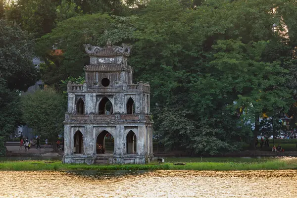 Hoan Kiem Temploma Hanoiban Vietnámban — Stock Fotó